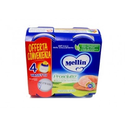 MELLIN OMOGENEIZZATO PROSCIUTTO 4 X 80G