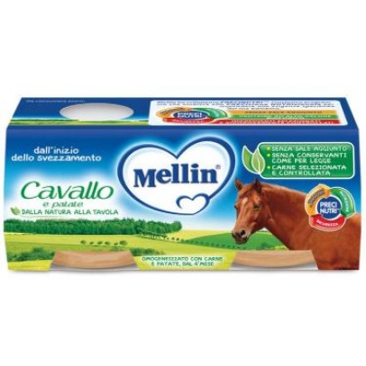 MELLIN OMO.CAVALLO PATAT 2X80G