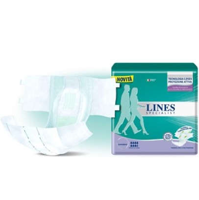 LINES SPECIALIST PANNOLONE A MUTANDA SUPER GRANDE 14 PEZZI LINES SPECIALIST PANNOLONE A MUTANDA SUPER GRANDE 14 PEZZI