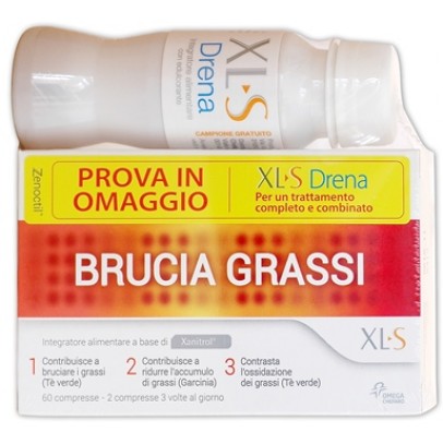 XLS BRUCIA GRASSI 60 COMPRESSE + FLACONCINO XLS DRENA