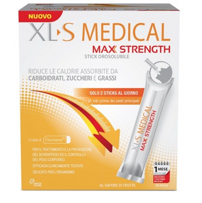 XLS MEDICAL MAX STRENGTH 60 STICK OROSOLUBILI