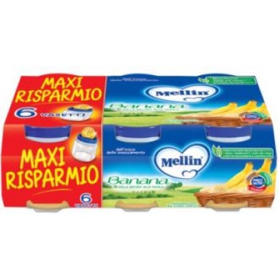 MELLIN OMOGENEIZZATO BANANA 6 X 100 G