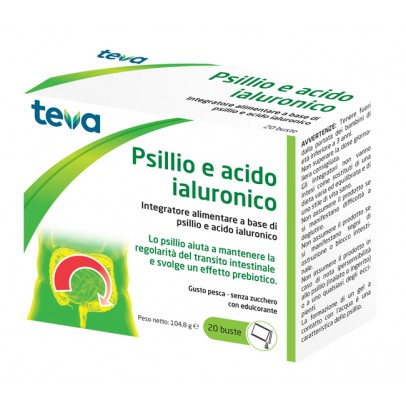 PSILLIO ACIDO IALURONICO TEVA 20 BUSTE 104,8 G