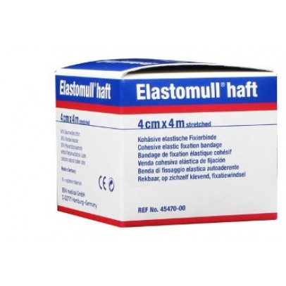 BENDA ELASTICA AUTOADESIVA ELASTOMULL HAFT COMPRESSIONE FORTE 4X400 CM