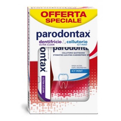 PARODONTAX SPECIAL PACK DENTIFRICIO ULTRA CLEAN + COLLUTORIOICY MINT