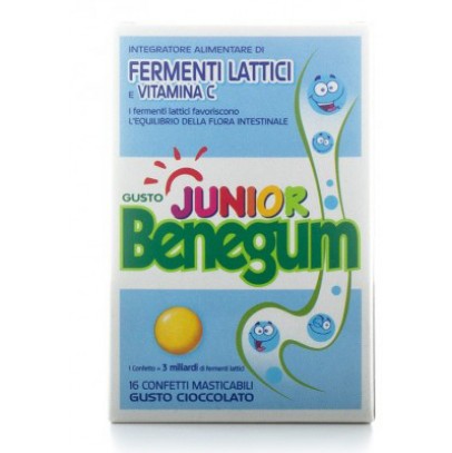 BENEGUM JUNIOR FERMENTI LATTICI E VITAMINA C 16 CONFETTI MASTICABILI