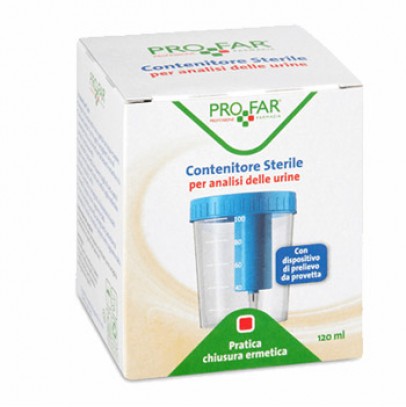 CONTENITORE URINE PROFAR CON TAPPO DI SICUREZZA 120ML