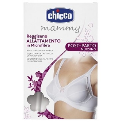 CHICCO MAMMY REGGISENO MICROFIBRA ALLATTAMENTO BIANCO 3C