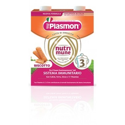 PLASMON NUTRIMUNE STAGE 3 BISCOTTO LIQUIDO 2 X 500 ML