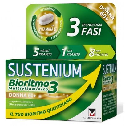 SUSTENIUM BIORITMO3 DONNA 60+ 30 COMPRESSE