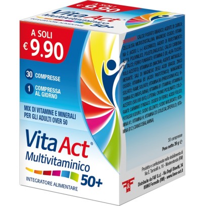 MULTIVITAMINICO ACT 50+ 30 COMPRESSE MULTIVITAMINICO ACT 50+ 30 COMPRESSE