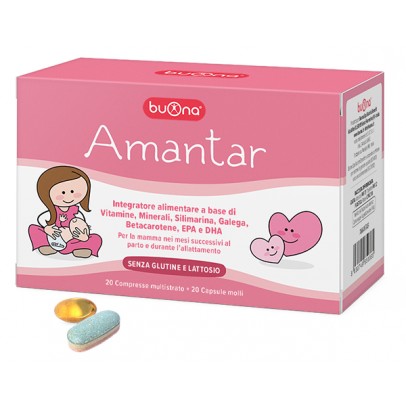 AMANTAR 20 COMPRESSE DA 1,6 G + 20 CAPSULE DA 0,637 G