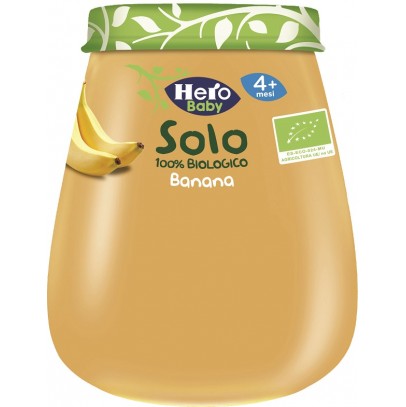 HERO SOLO OMOGENEIZZATO BANANA 100% BIO 120 G