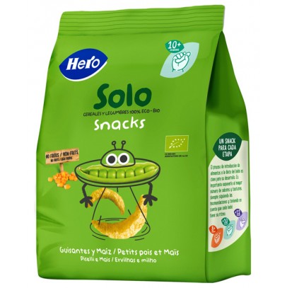 HERO SOLO SNACK PISELLI E MAIS 100% BIO 50 G