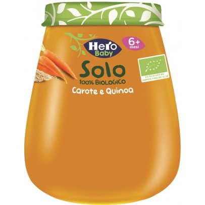 HERO SOLO OMOGENEIZZATO CAROTA QUINOA 100% BIO 120 G