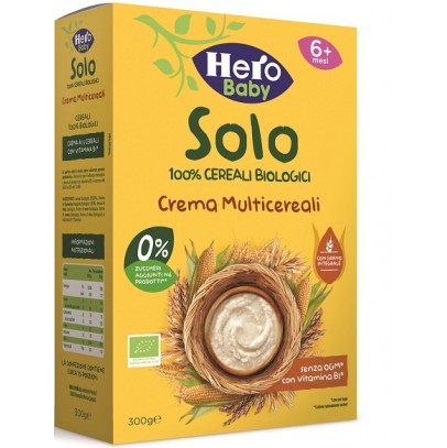 HERO SOLO CREMA MULTICEREALI 100% BIO 300 G