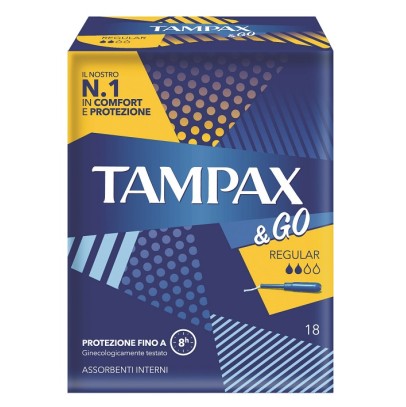 TAMPAX &GO REGULAR 18PZ 8422< TAMPAX &GO REGULAR 18PZ 8422<