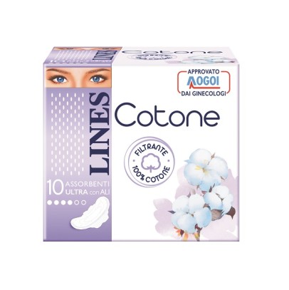 LINES COTONE ULTRA ALI GIORNO 10 PEZZI LINES COTONE ULTRA ALI GIORNO 10 PEZZI
