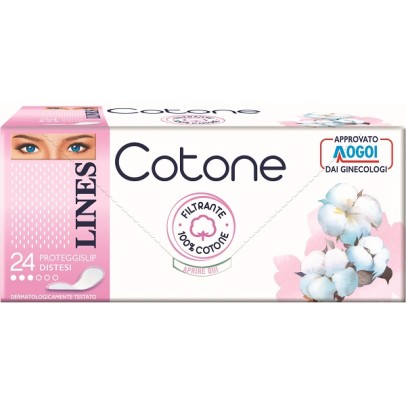 LINES COTONE PROTEGGISLIP DISTESI 24 PEZZI LINES COTONE PROTEGGISLIP DISTESI 24 PEZZI