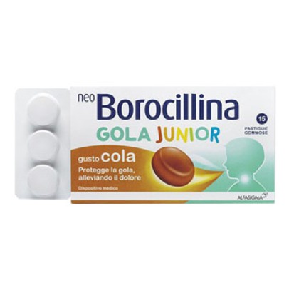 NEOBOROCILLINA GOLA JUNIOR 15 PASTIGLIE GOMMOSE NEOBOROCILLINA GOLA JUNIOR 15 PASTIGLIE GOMMOSE