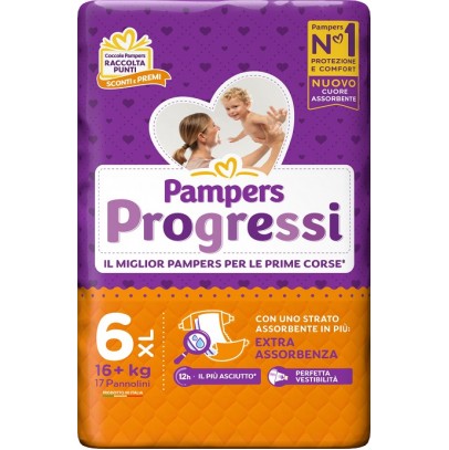 PAMPERS PROGRESSI XL 17P   0198