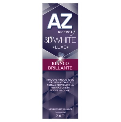 AZ DENT 3D WHITE LUXE BIANCO BRILLANTE 75 ML