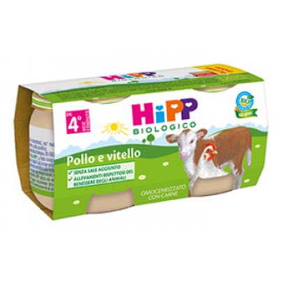 HIPP BIO OMOG POLLO VITEL 2X80G