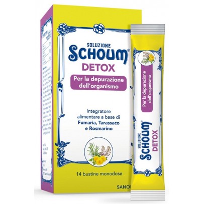 SOLUZIONE SCHOUM DETOX 14 BUSTINE MONODOSE