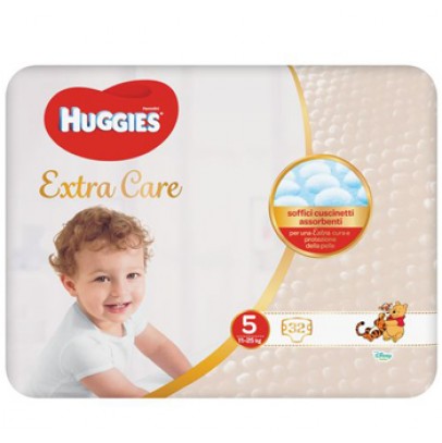 HUGGIES EXTRA CARE GR 5 32PZ<