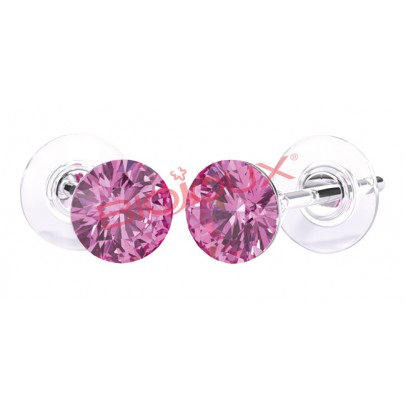 ORECCHINI STERILI BJT946 SWA CRYSTAL ROSE