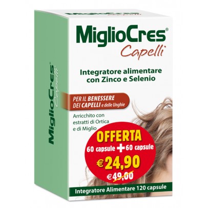 MIGLIOCRES 60+60 CAPSULE 60 G PROMOZIONE