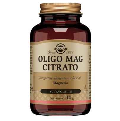 OLIGO MAG CITRATO 60TAV SOLGAR