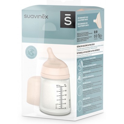 SUAVINEX BIBERON ANTICOLICA ZERO ZERO 180 ML FLUSSO LENTO