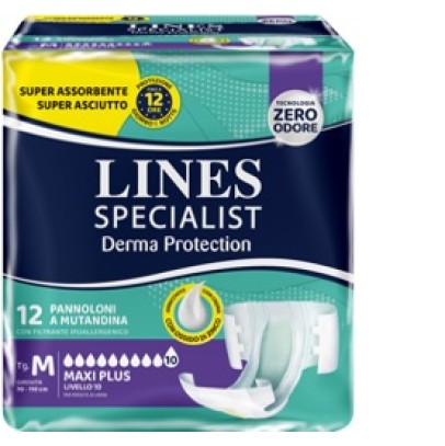 PANNOLONE A MUTANDINA LINES SPECIALIST DERMA MAXI XL 20 PEZZI PANNOLONE A MUTANDINA LINES SPECIALIST DERMA MAXI XL 20 PEZZI