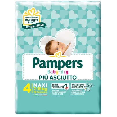 PAMPERS BD DOWNCOUNT MAXI 18PZ<