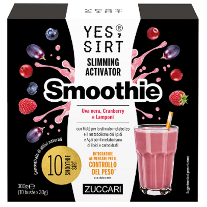 YES SIRT SMOOTHIE UVA NERA-CRANBERRY-LAMPONI 10X30 G