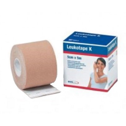 LEUKOTAPE K CARNE CER 5X5