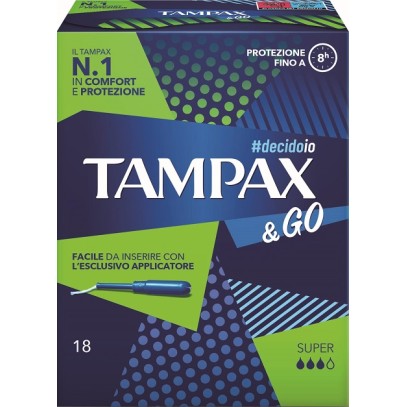 TAMPAX &GO SUPER 18PZ TAMPAX &GO SUPER 18PZ