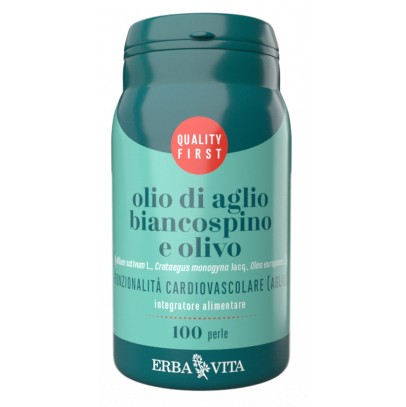 OLIO DI AGLIO BIANCOSPINO E OLIVO 100 PERLE