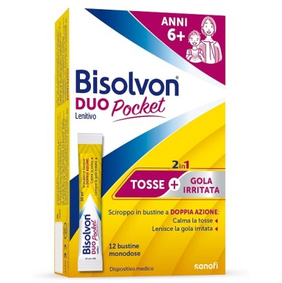 BISOLVON DUO POCKET LENITIVO NEW 12 BUSTINE BISOLVON DUO POCKET LENITIVO NEW 12 BUSTINE