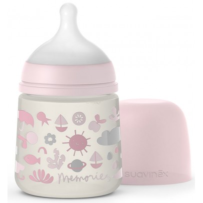 MEMORIES BIBERON DA 150 ML SILICONE SX PRO ROSA