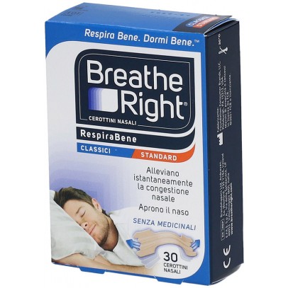 CEROTTI NASALI BREATH RIGHT CLASSICI 30 PEZZI