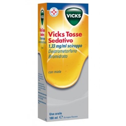 VICKS TOSSE SEDATIVO*1 flacone 180 ml 1,33 mg/ml sciroppo