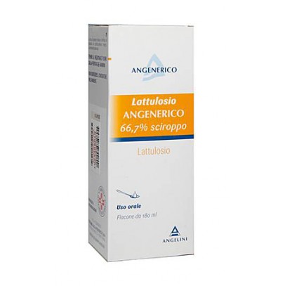 LATTULOSIO (ANGELINI)*sciroppo 180 ml 66,7% flacone