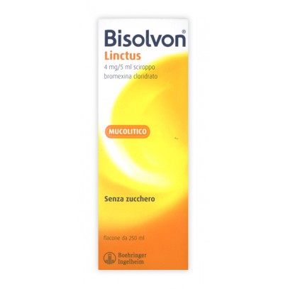 BISOLVON*linctus scir 250 ml 4 mg/5 ml aroma cioccolato ciliegia