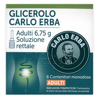 GLICEROLO (CARLO ERBA)*AD 6 microclismi 6,75 g (fino a 15 pezzi!)