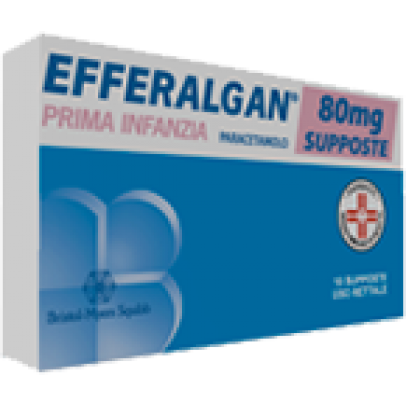 EFFERALGAN*10 supp 80 mg