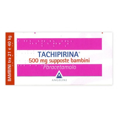 TACHIPIRINA*BB 10 supp 500 mg