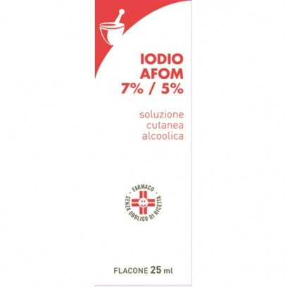 IODIO (AFOM)*soluz cutanea 25 ml 7% + 5%