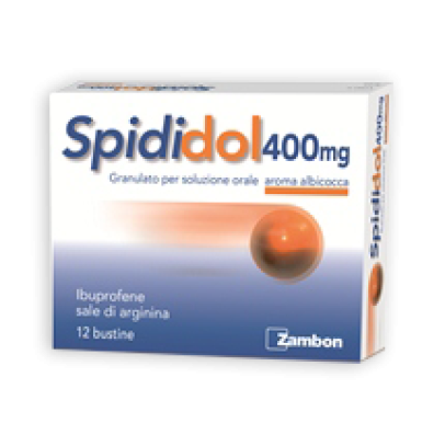 SPIDIDOL*orale grat 12 bust 400 mg aroma albicocca